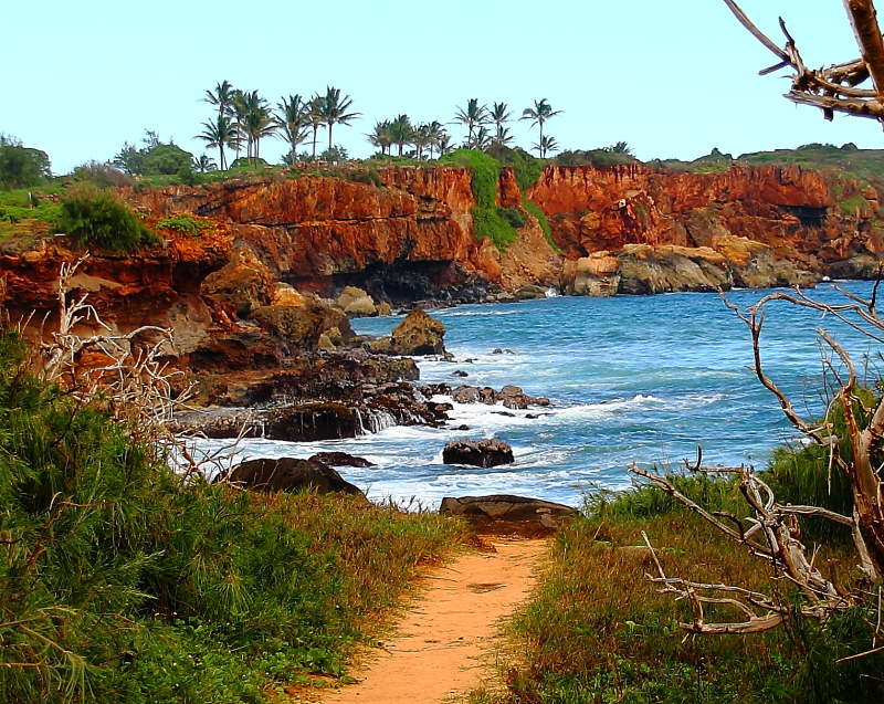 Coastal Path, South Coast, Kauai, Hawaii
